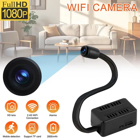 1080P WiFi Camera DIY Module Motion Detection Mini Cam Home Security w/ battery