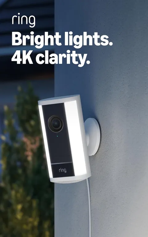 Spotlight Cam Pro, Plug-In (Newest Model), Home or Business Security, Retinal 4K