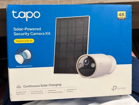 TP-Link Tapo 4k  Solar Powered Security Camera C460 Kit