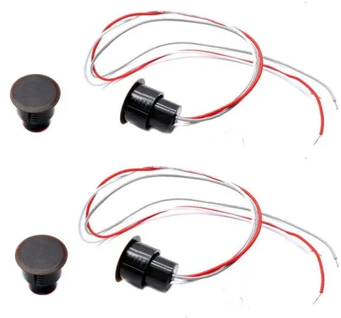 Recessed Door Window Magnetic Reed Switch Sensor Alarm NC NO 2 Sets RC-36
