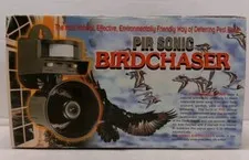 PIR SONIC BIRDCHASER Deters Birds and Pest See Pictures New Open Box
