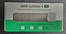 Blink Outdoor 4 XR 6 Pack Security Cameras Black