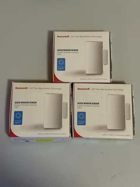 Honeywell SiXCT Two-Way Wireless Door / Window Sensor Open Box 3 Pack