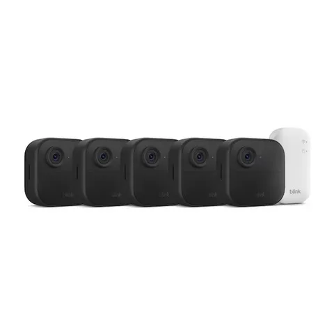 Blink Outdoor 4 Wireless Smart Security System 5-Camera 1080p HD Day/Night Sync