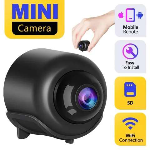 Mini WiFi IP Security Camera 1080P HD Night Vision Motion Detection Indoor Cam