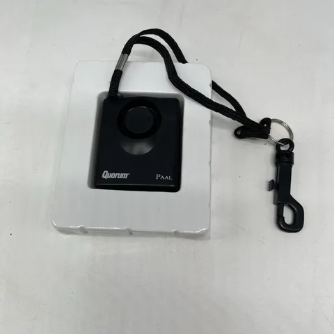 QUORUM PAAL Personal Security Attack Alarm with Clip ~ Loud Noise ~ New in Box
