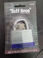 Tuff Bros Laminated Padlock, Short 50 mm