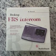 RADIO SHACK AC POWERED DESKTOP FRS INTERCOM MODEL 21-1845 NIB