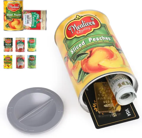 Fake Can Diversion Safe, Perfect for Hiding Storage Key, Cash, Jewelry, Card, Co