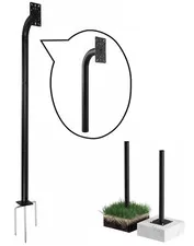 66" Heavy-Duty Aluminum Keyboard Post Mount, Two Installation OPTIONS KEYPAD