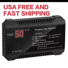12V RV Carbon Monoxide & Propane Gas Detector Alarm High Sensitivity LPG CO Sens