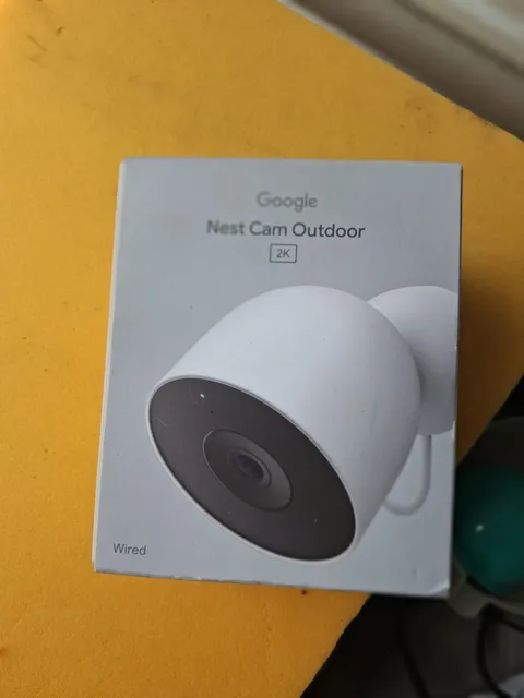 Google Nest Cam Outdoor Wired 2nd Gen Security Camera 2K HDR Snow New Open Box