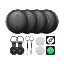 Air Tracker Tags for Android or iOS, Dual System Air Smart Tags-4 P... Fast Ship