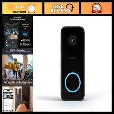 Wired Doorbell Camera 2K HD - Smart Home Security, Easy Installation, Existing W