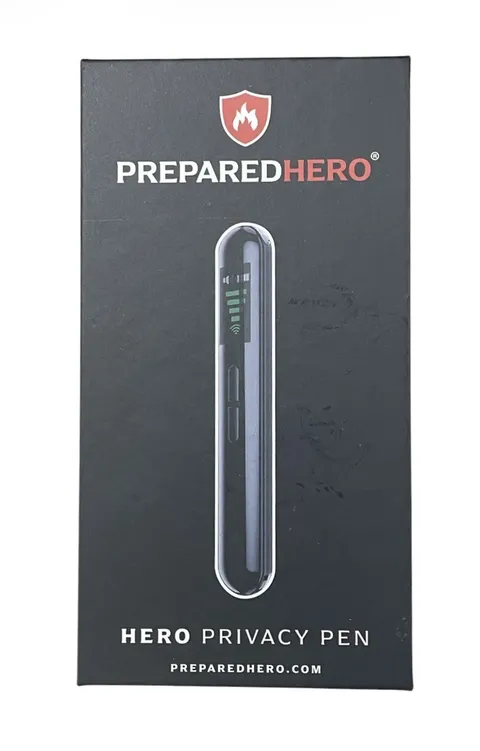 New -Prepared Hero Privacy Pen Hidden Camera Detector Anti Spy GPS Tracker