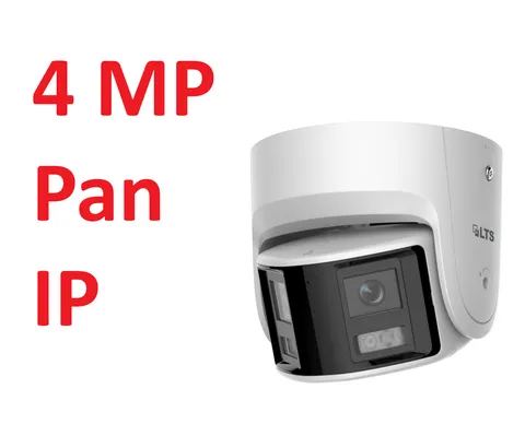 CMIP384PW-28SDL IP 4MP Panoramic 2 Way Audio Alarm Deep Learning Turret Camera
