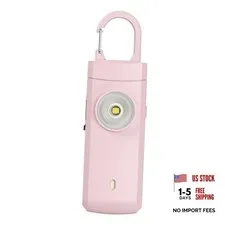 Rechargeable Personal Alarm for Women - Christmas Birthday Gifts for Pink AKS