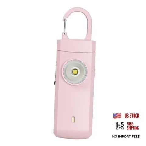 Rechargeable Personal Alarm for Women - Christmas Birthday Gifts for Pink AKS