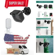 Complete Installation Kit: Weatherproof Blink Camera Mount with Sync Module Base
