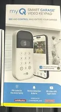 myQ Smart Garage Video Keypad 1080p Wi-Fi Outdoor Cam Night Vision Keypad