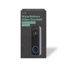 Wyze Battery Video Doorbell with 1536x1536 HD, Wireless/Wired Security Camera