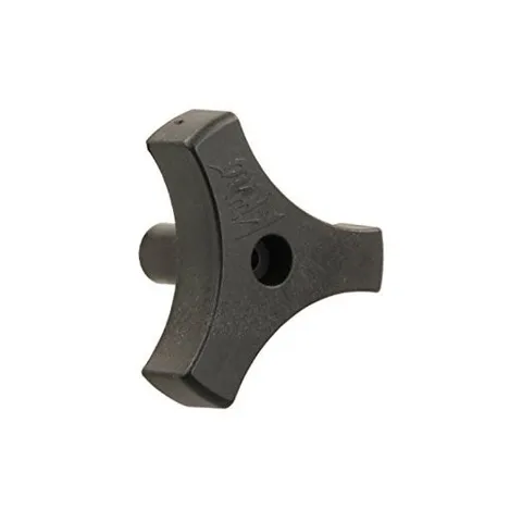 JR Products 20195 Tri-Lug Window Knob - 13/16" 13/16 Inch Black