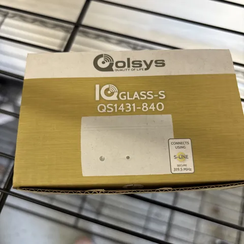 QO IQ Wireless S-Line Encrypted Glass Break Sensor - White (QS1431-840)