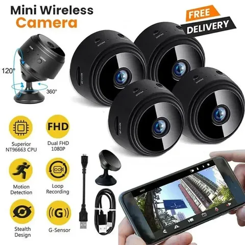 Mini Wireless Record Camera WiFi IP Home Security DVR Night Vision HD USB 1080P