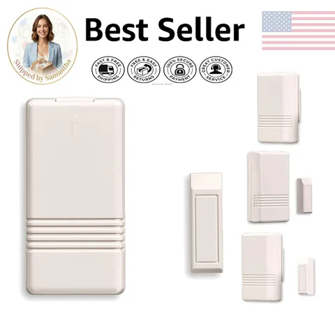 Lightweight Wireless Ademco 5816WMWH Door/Window Transmitter with Battery