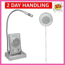 TW102 Window Microphone Speakers, Window Intercom System, 8M Cable with Loud ...