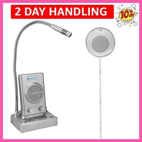 TW102 Window Microphone Speakers, Window Intercom System, 8M Cable with Loud ...
