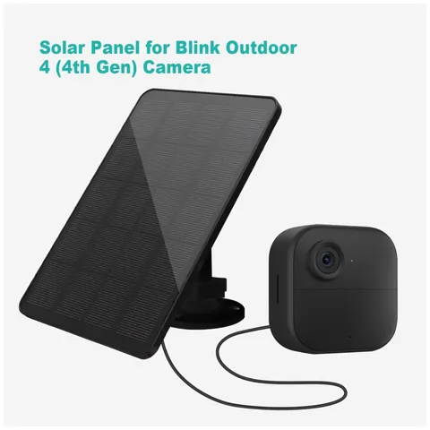 4W Solar Panel for Blink Outdoor Camera-~