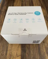 4G LTE Pan Tilt Security Camera Battery Solar Powered Wireless Outdoor HD