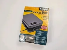 NEW SnapSafe XL Combination Lock Box 10"x7"x2" TSA Approved 16 Gauge Thick Steel