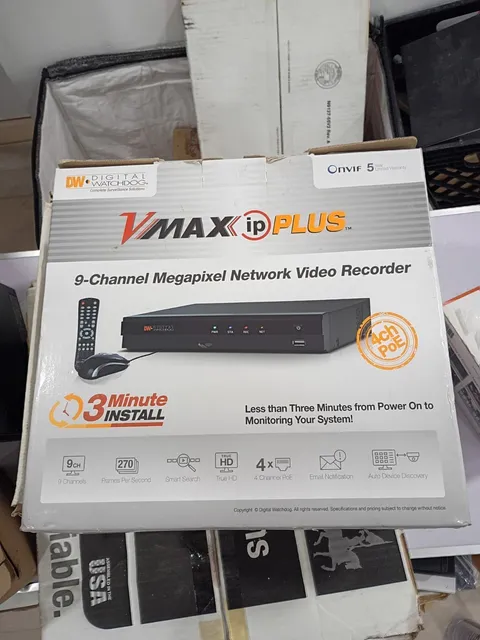 Digital Watchdog VMAX IP Plus 9-Channel IP/Network NVR 4-Channel PoE DW-VP92T-4P