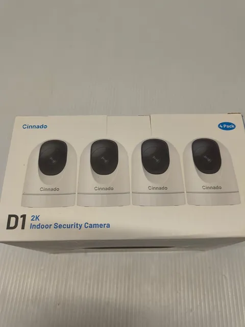 NEW Cinnado D1 2K Indoor Security Camera 4 Pack