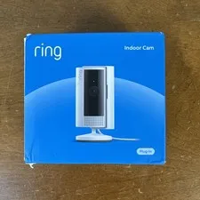 Ring Indoor Cam 2nd Gen Plug-In 1080p HD WiFi Security Camera White Ships Free