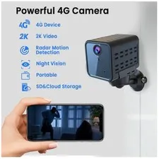 Radar Motion Detection Camera - Day/Night Monitoring, 2K QHD
