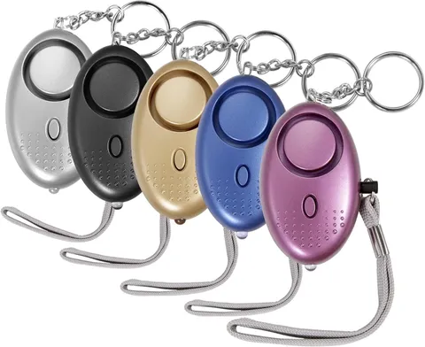 Personal Alarm for Women, 5Pcs 140Db Self Defense Keychain LED Light | Personal