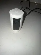 Ring Stick Up Indoor/Outdoor 1080p Wired Security Camera - White