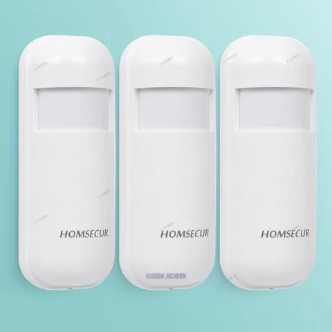 3X Passive Infrared Sensor Motion Alarm System 433MHz Wireless Detect Range 40ft