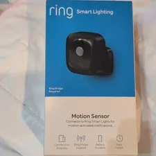 Ring Smart Lighting Motion Sensor Black Weather Resistant Battery (Bridge Req)