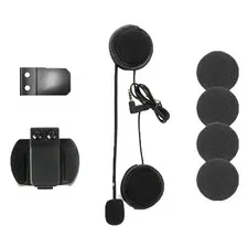 Helmet Intercom Clip 3.5mm Microphone Speaker Headset for V6 PRO V43403