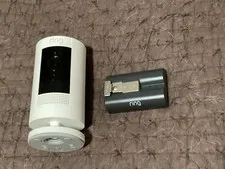 Ring Outdoor Cam Plus Plug-In WiFi Security Camera 1080p White Motion NEW