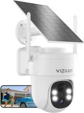 Solar Security Camera Wireless Outdoor 3MP Pan Tilt Alexa