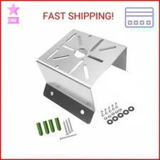 Coolotic CCTV Security Camera Corner Mount Bracket, Stainless Steel Wall Corner