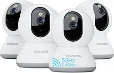 Indoor Cameras for Home Security, 2K Pet Camera with Phone App, 5Ghz/2.4Ghz Dual