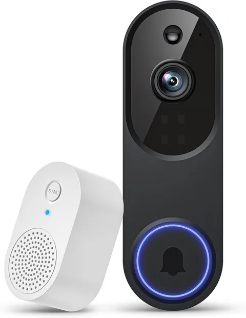 2.4G WiFi 1080P Wireless Video Doorbell Camera With AI Human Detection System