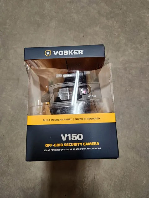 Vosker V150 Construction Pack Outdoor Solar Powered 4G LTE Security Camera