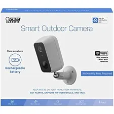 Feit Electric CAM/WM/WiFi/BAT 1080p HD Outdoor Battery Powered WiFi Smart Home
